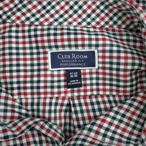 Club Room Regular Fit Plaid Button Down Shirt - Picture 4 of 7